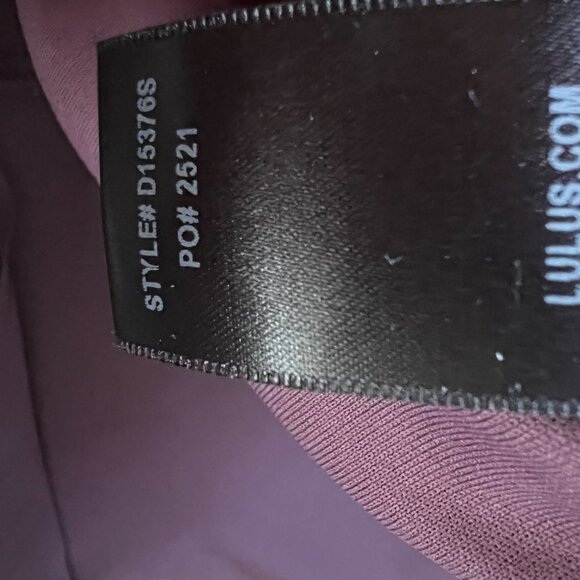 Lulus Skater Style Mini Dress, plum purple, Size S - Picture 8 of 9